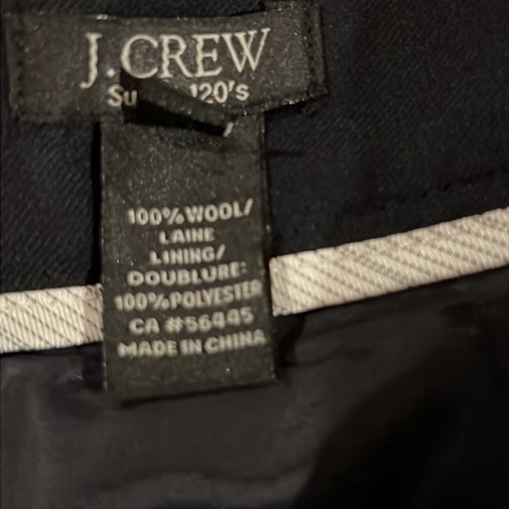 J. Crew Navy skirt suit super 120’s wool - Picture 13 of 13